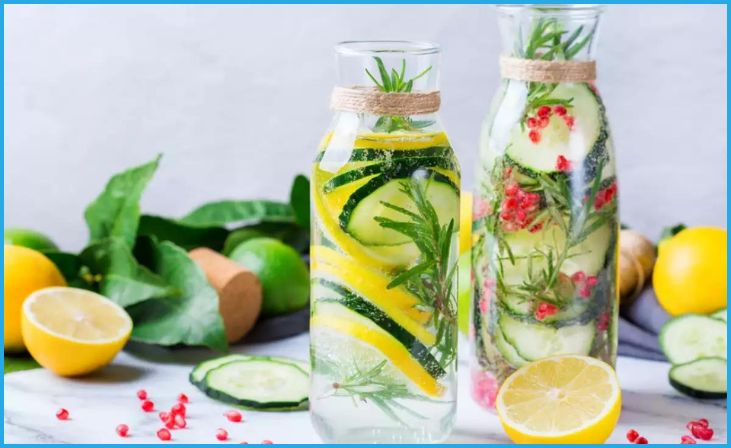 Pineapple and Coconut Water Detox Water